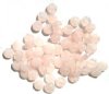 60 8x4mm Light Pink Marble Disk Beads